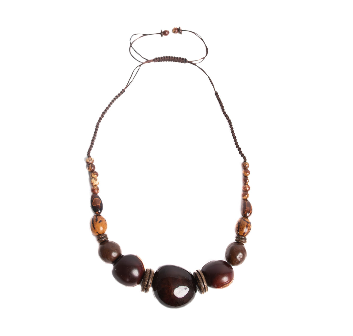 BROWN JARINA NECKLACE