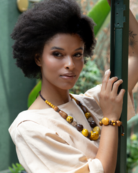 YELLOW JARINA NECKLACE