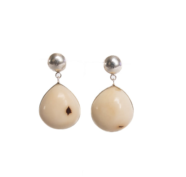 JARINA DROP SILVER EARRINGS