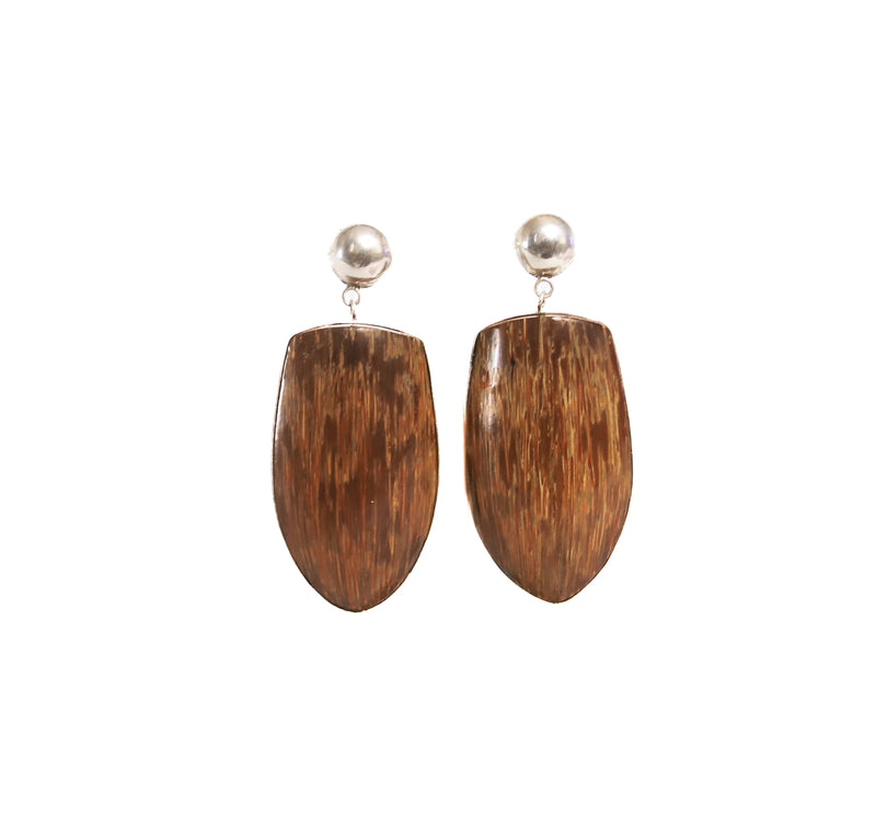 BABAÇU SILVER EARRINGS