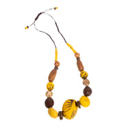 YELLOW JARINA NECKLACE
